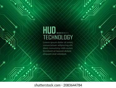 cyber circuit future technology concept background