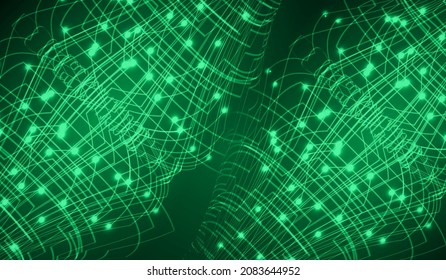 cyber circuit future technology concept background