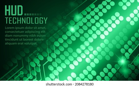 fondo de concepto de tecnología futura de circuito cibernético