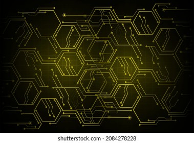 cyber circuit future technology concept background