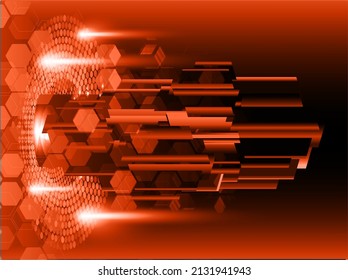 Cyberkreis-Technologie-Zukunftskonzept-Hintergrund