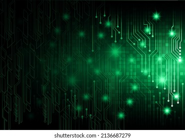 cyber circuit future technology concept background