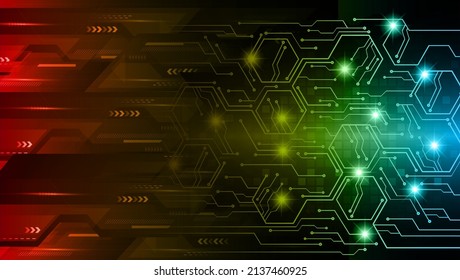 cyber circuit future technology concept background