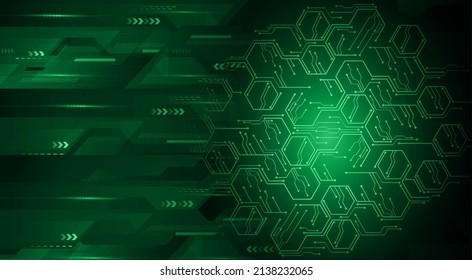 cyber circuit future technology concept background