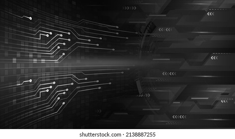 cyber circuit future technology concept background
