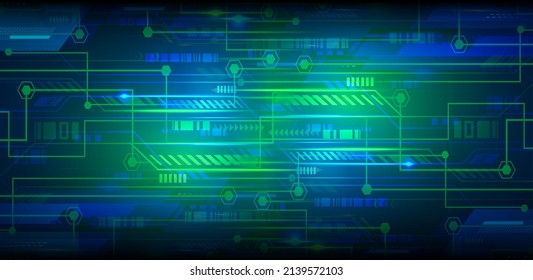 cyber circuit future technology concept background