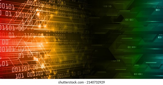 Cyberkreis-Technologie-Zukunftskonzept-Hintergrund