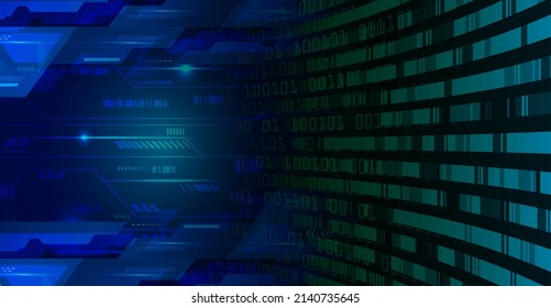 cyber circuit future technology concept background