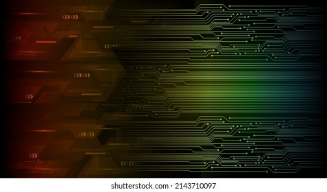 cyber circuit future technology concept background