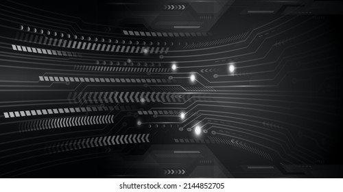 fondo de concepto de tecnología futura de circuito cibernético