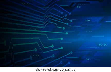 Cyberkreis-Technologie-Zukunftskonzept-Hintergrund