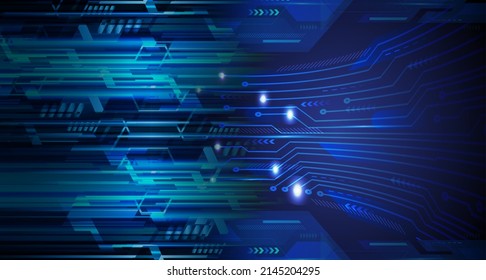 cyber circuit future technology concept background