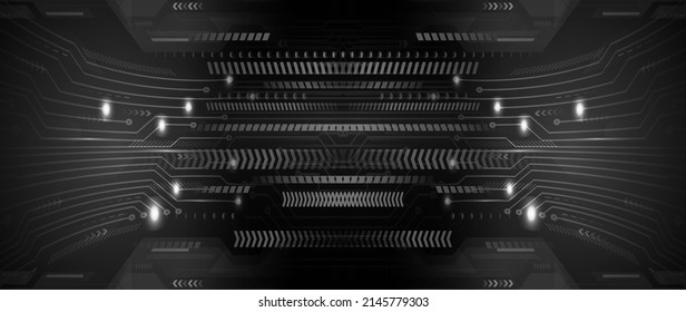 cyber circuit future technology concept background