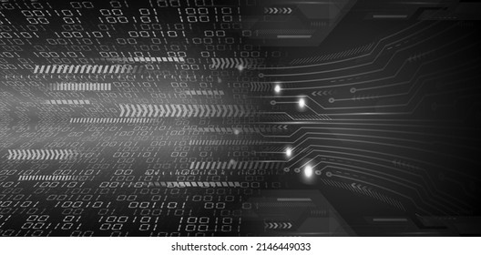 cyber circuit future technology concept background