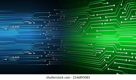fondo de concepto de tecnología futura de circuito cibernético