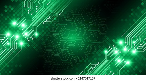 cyber circuit future technology concept background