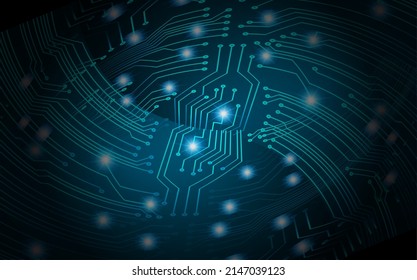 cyber circuit future technology concept background