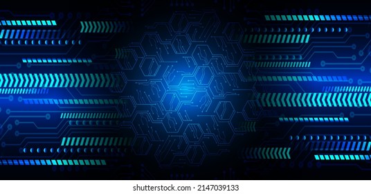 cyber circuit future technology concept background