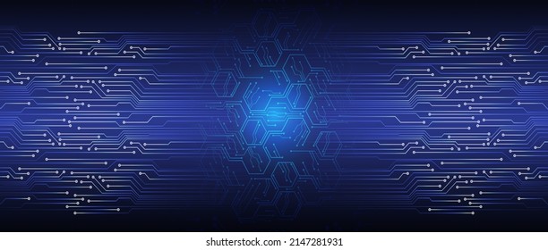 cyber circuit future technology concept background