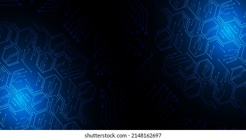 cyber circuit future technology concept background