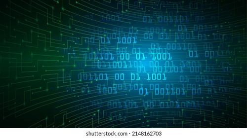 cyber circuit future technology concept background