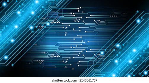 cyber circuit future technology concept background