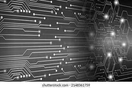 cyber circuit future technology concept background