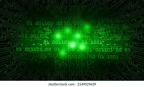 fondo de concepto de tecnología futura de circuito cibernético