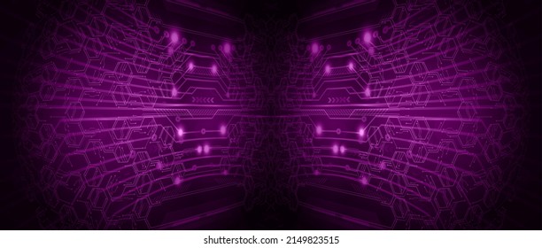 cyber circuit future technology concept background