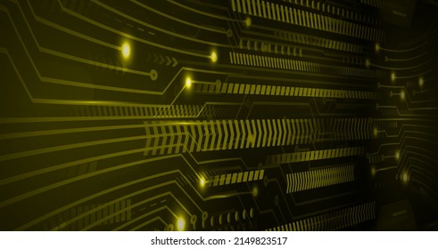 fondo de concepto de tecnología futura de circuito cibernético