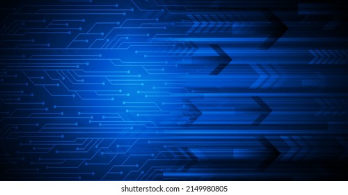 cyber circuit future technology concept background