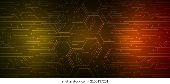 cyber circuit future technology concept background