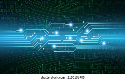 cyber circuit future technology concept background