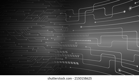 cyber circuit future technology concept background