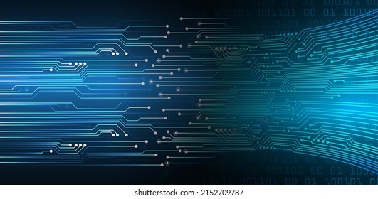 cyber circuit future technology concept background