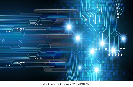 cyber circuit future technology concept background