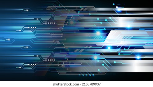 fondo de concepto de tecnología futura de circuito cibernético
