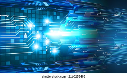 cyber circuit future technology concept background