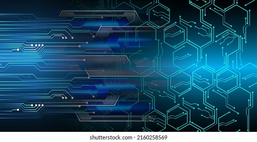 cyber circuit future technology concept background