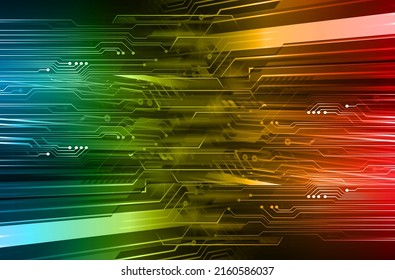 cyber circuit future technology concept background