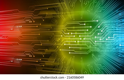cyber circuit future technology concept background