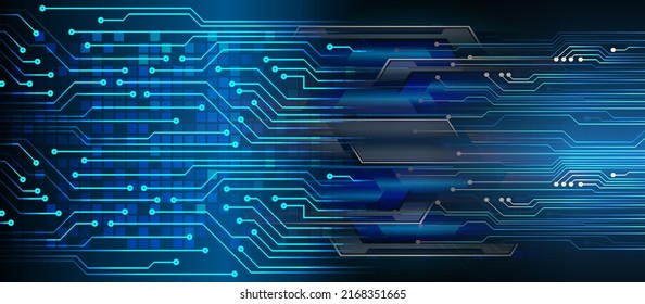 cyber circuit future technology concept background