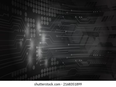 fondo de concepto de tecnología futura de circuito cibernético