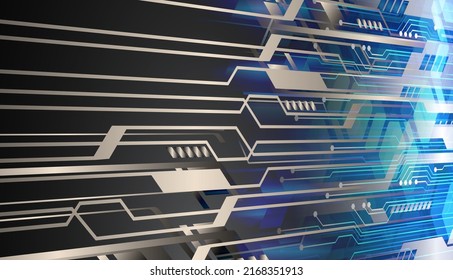 cyber circuit future technology concept background