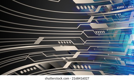 cyber circuit future technology concept background