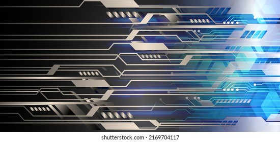 Cyberkreis-Technologie-Zukunftskonzept-Hintergrund
