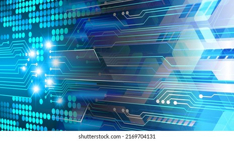 cyber circuit future technology concept background