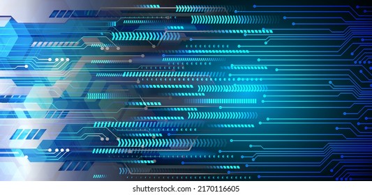 fondo de concepto de tecnología futura de circuito cibernético