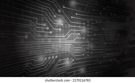 cyber circuit future technology concept background