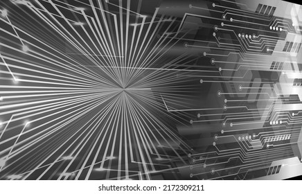 cyber circuit future technology concept background